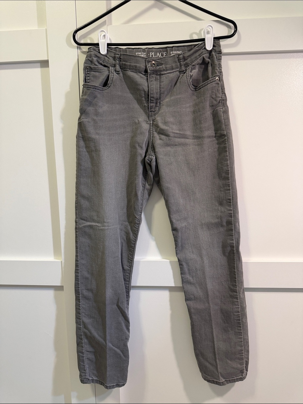 The Children’s Place Boy’s Straight Gray Jeans
